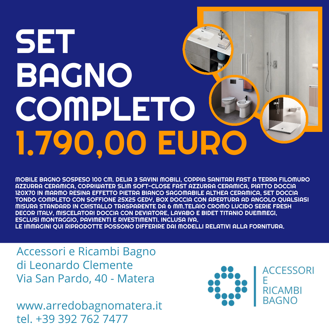 Set Bagno Completo a 1.790,00 Euro!